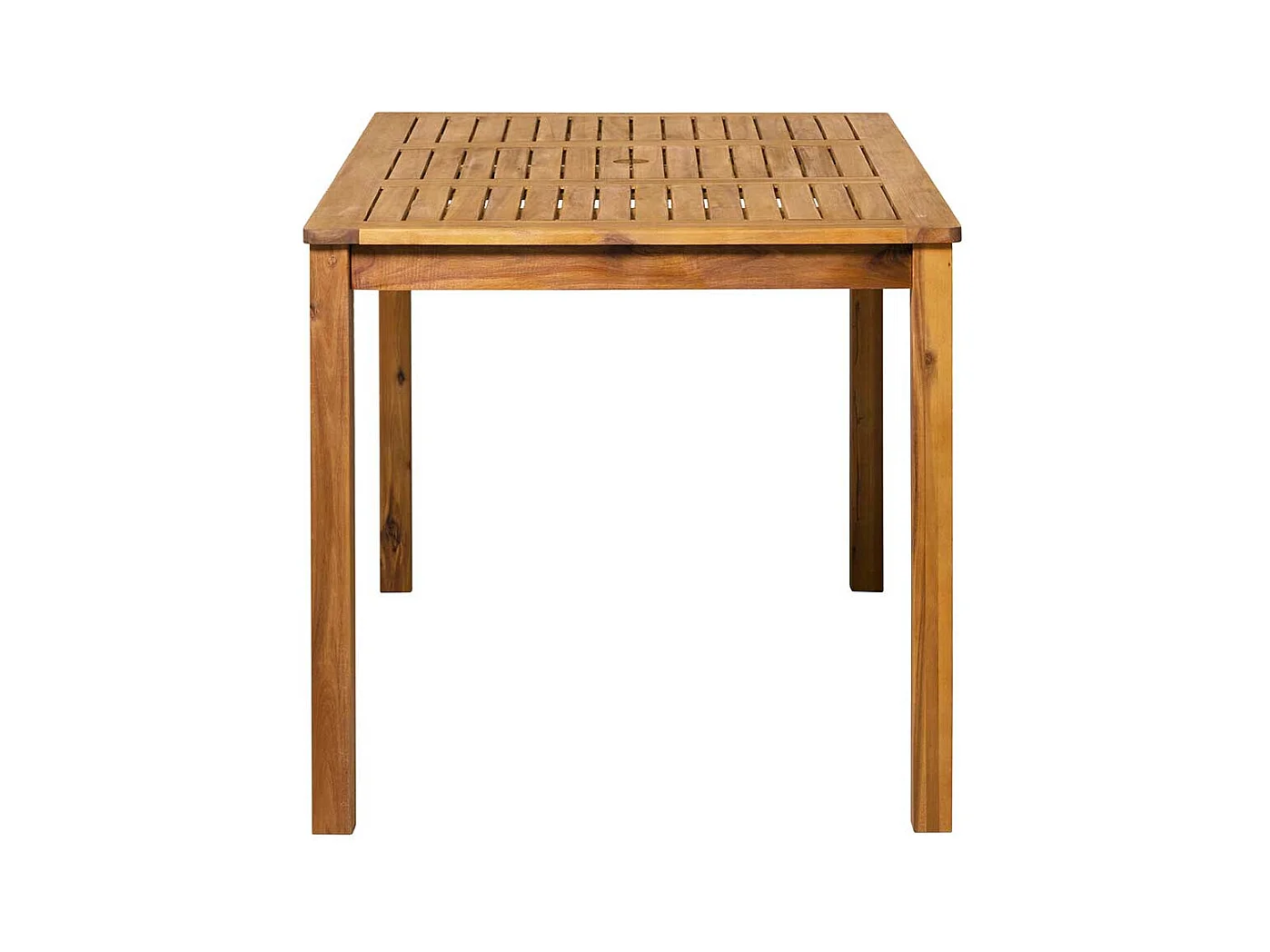 Wetterfester Esstisch aus Akazie Massivholz 135 cm breit