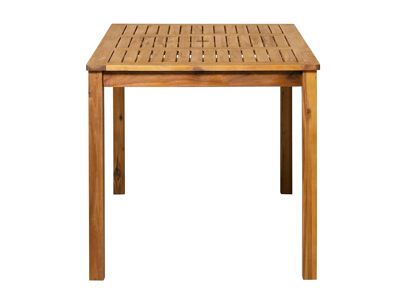 Wetterfester Esstisch aus Akazie Massivholz 135 cm breit