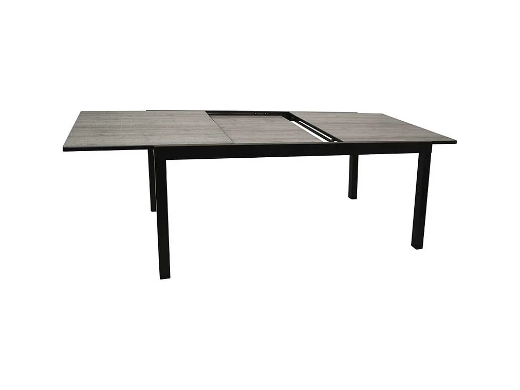 Ausziehtisch für den Garten aus Aluminium Sicherheitsglas