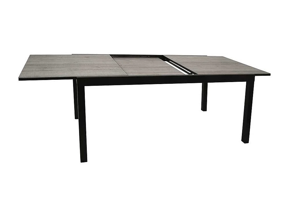 Ausziehtisch für den Garten aus Aluminium Sicherheitsglas