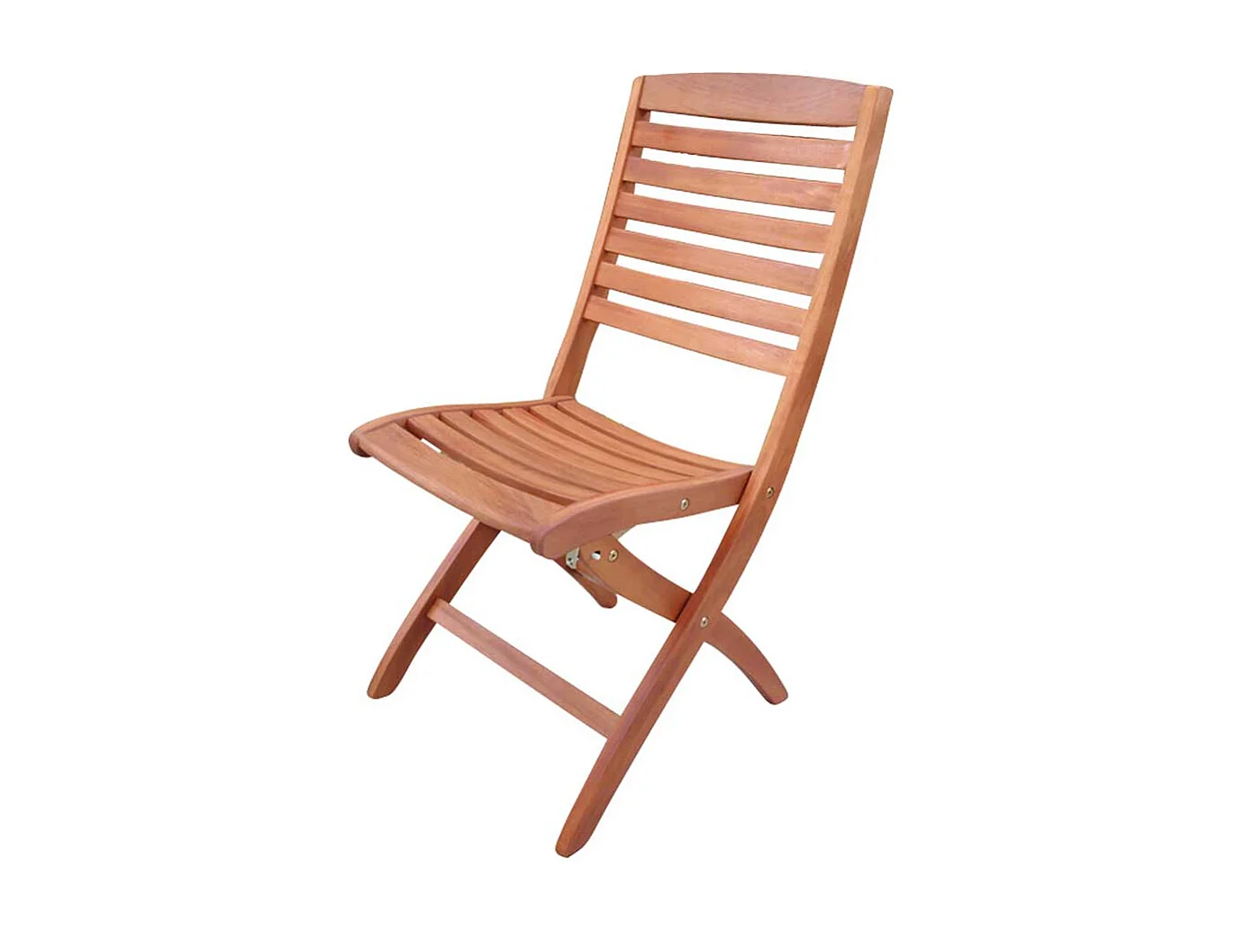 Balkon Klappstuhl aus Eukalyptusholz massiv geölt (2er Set)