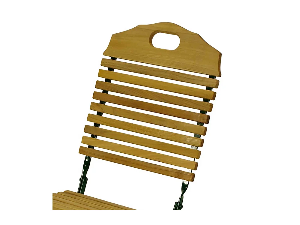 Gartenstuhl aus Robinie massiv klappbar (2er Set)