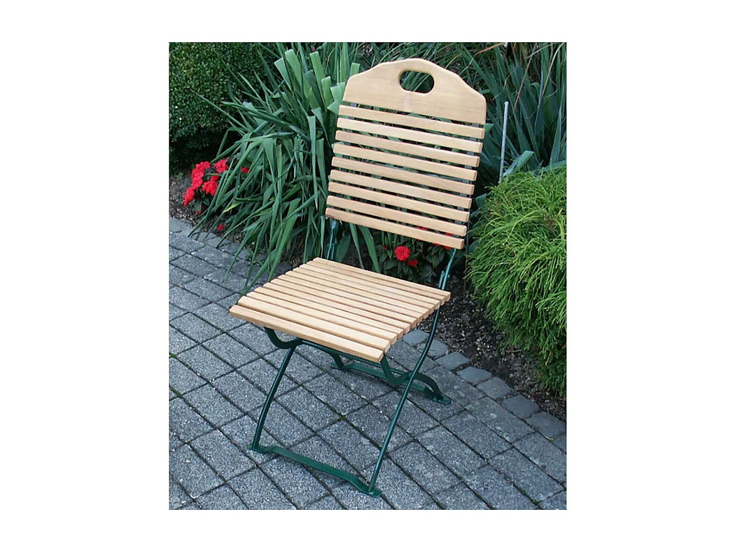 Gartenstuhl aus Robinie massiv klappbar (2er Set)