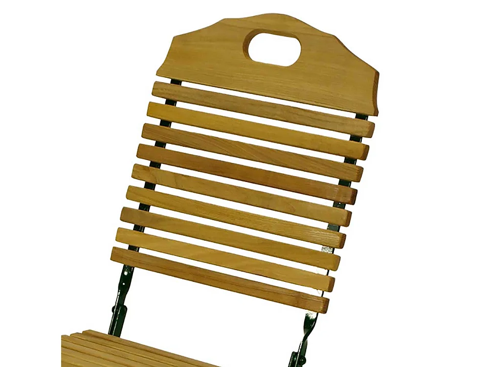 Gartenstuhl aus Robinie massiv klappbar (2er Set)