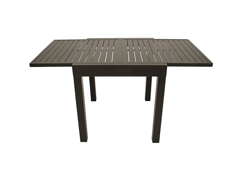 Aussentisch Aluminium klein pulverbeschichtet Dunkelgrau