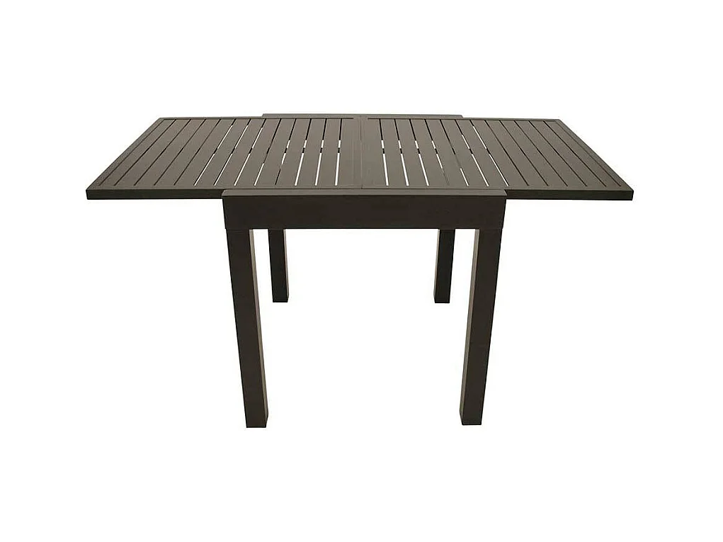 Aussentisch Aluminium klein pulverbeschichtet Dunkelgrau