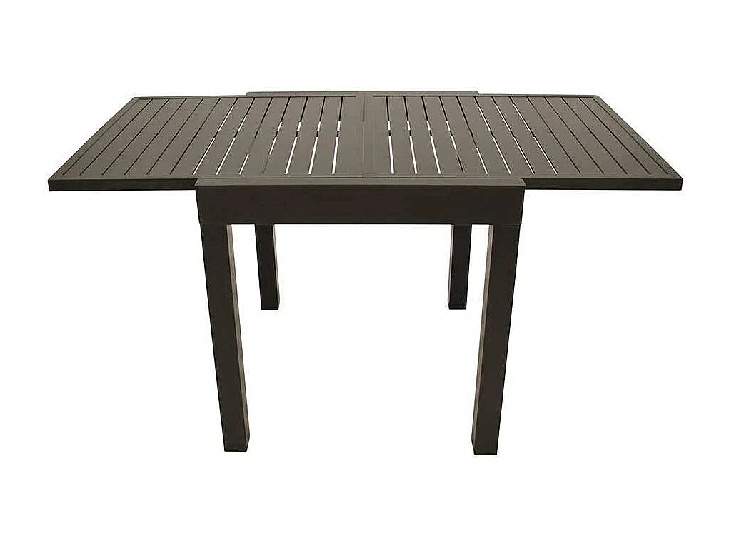 Aussentisch Aluminium klein pulverbeschichtet Dunkelgrau