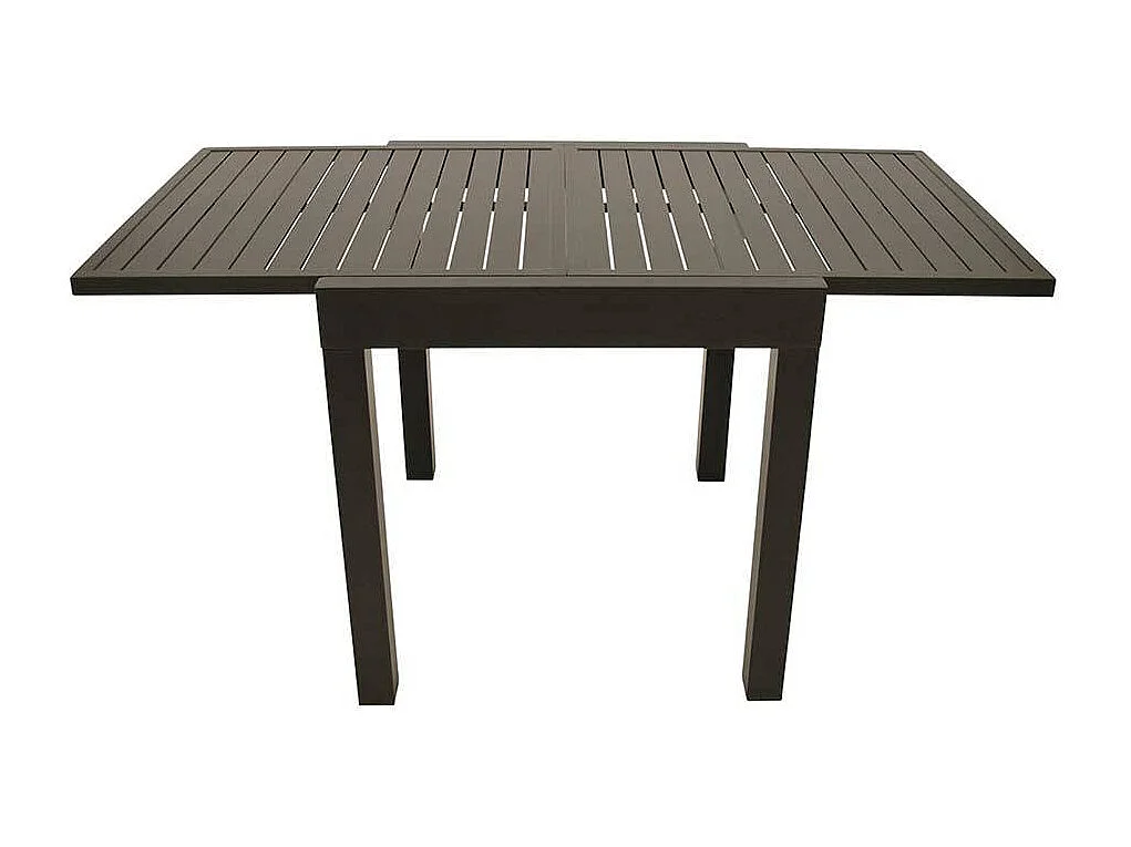 Aussentisch Aluminium klein pulverbeschichtet Dunkelgrau