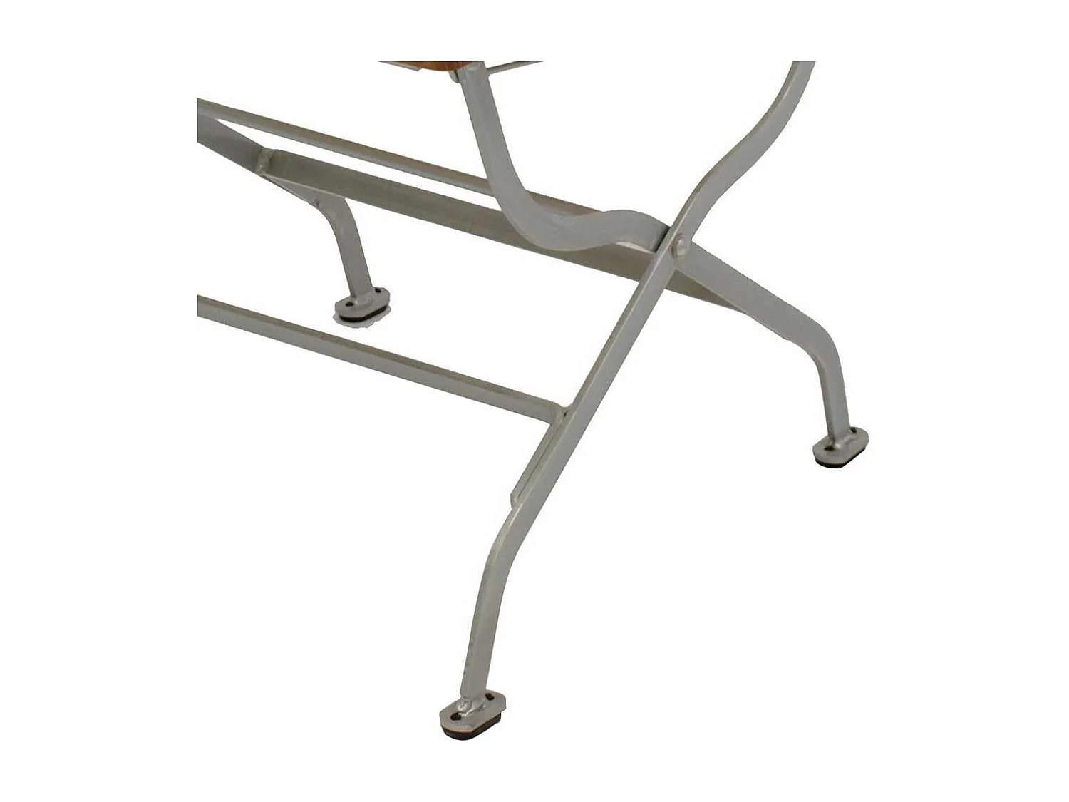 Klappstuhl Biergarten Stil aus Robinie Massivholz Stahl