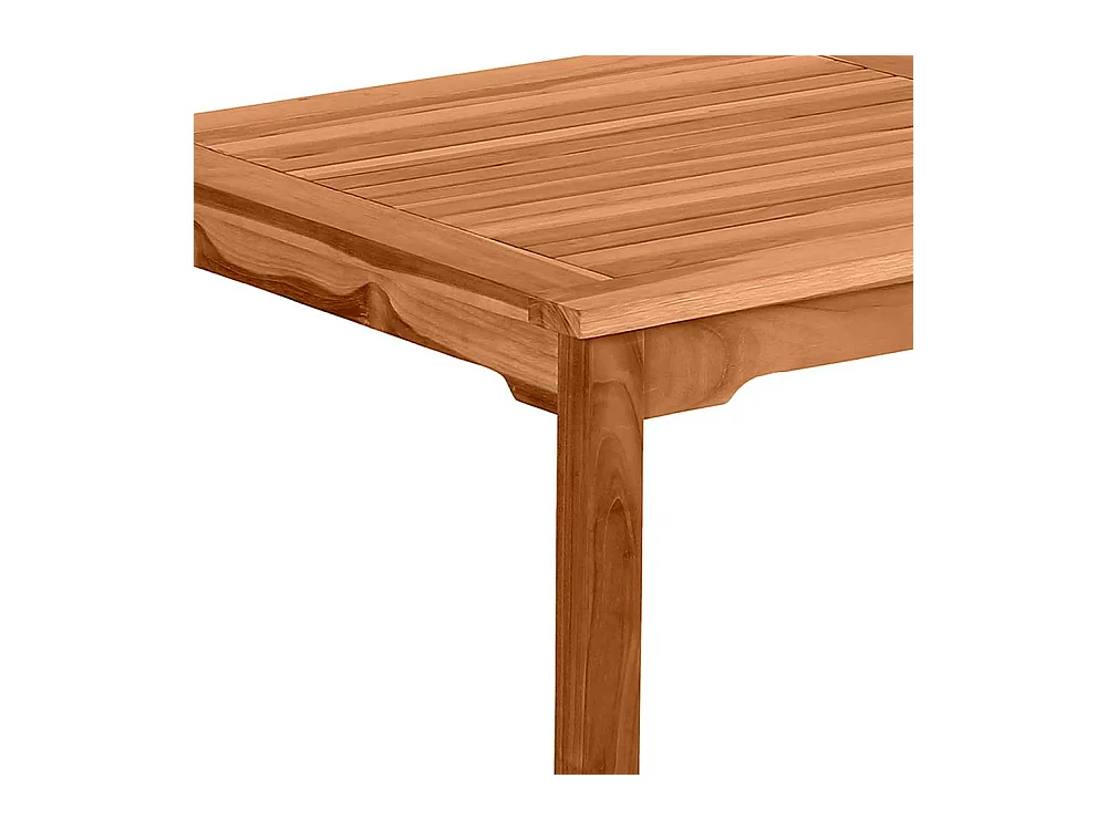 Holzgartentisch 150 cm breit Teak massiv