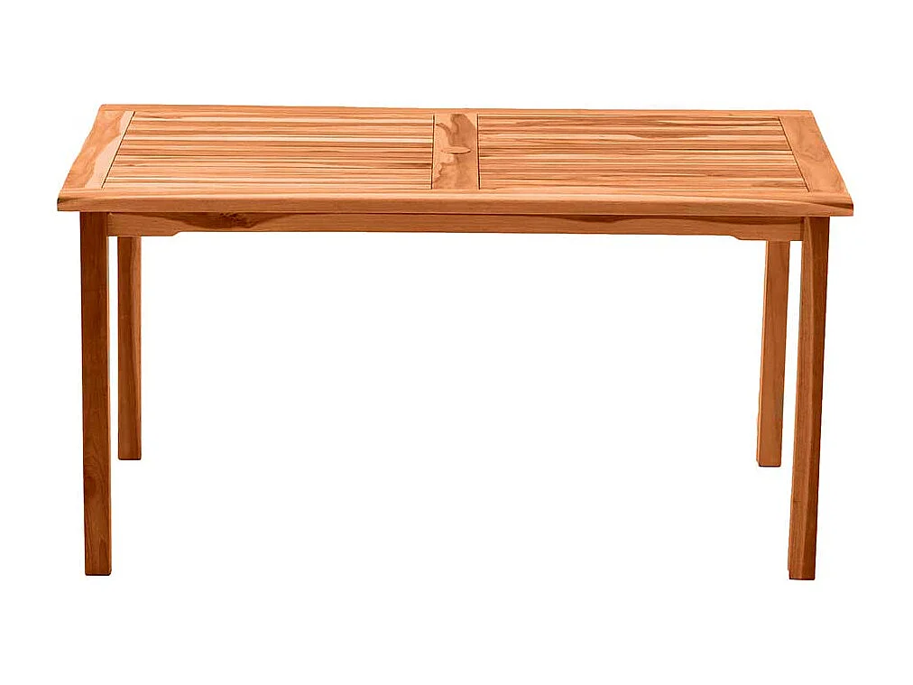 Holzgartentisch 150 cm breit Teak massiv