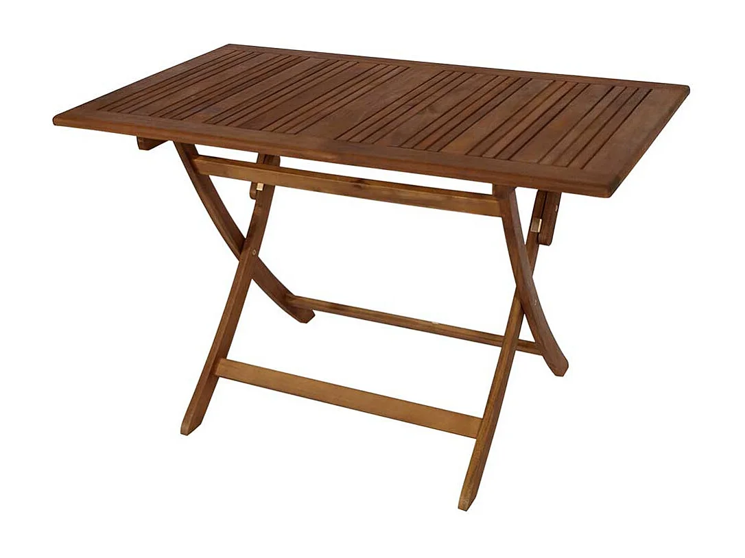 Garten Klapptisch aus Akazie Massivholz 120 cm
