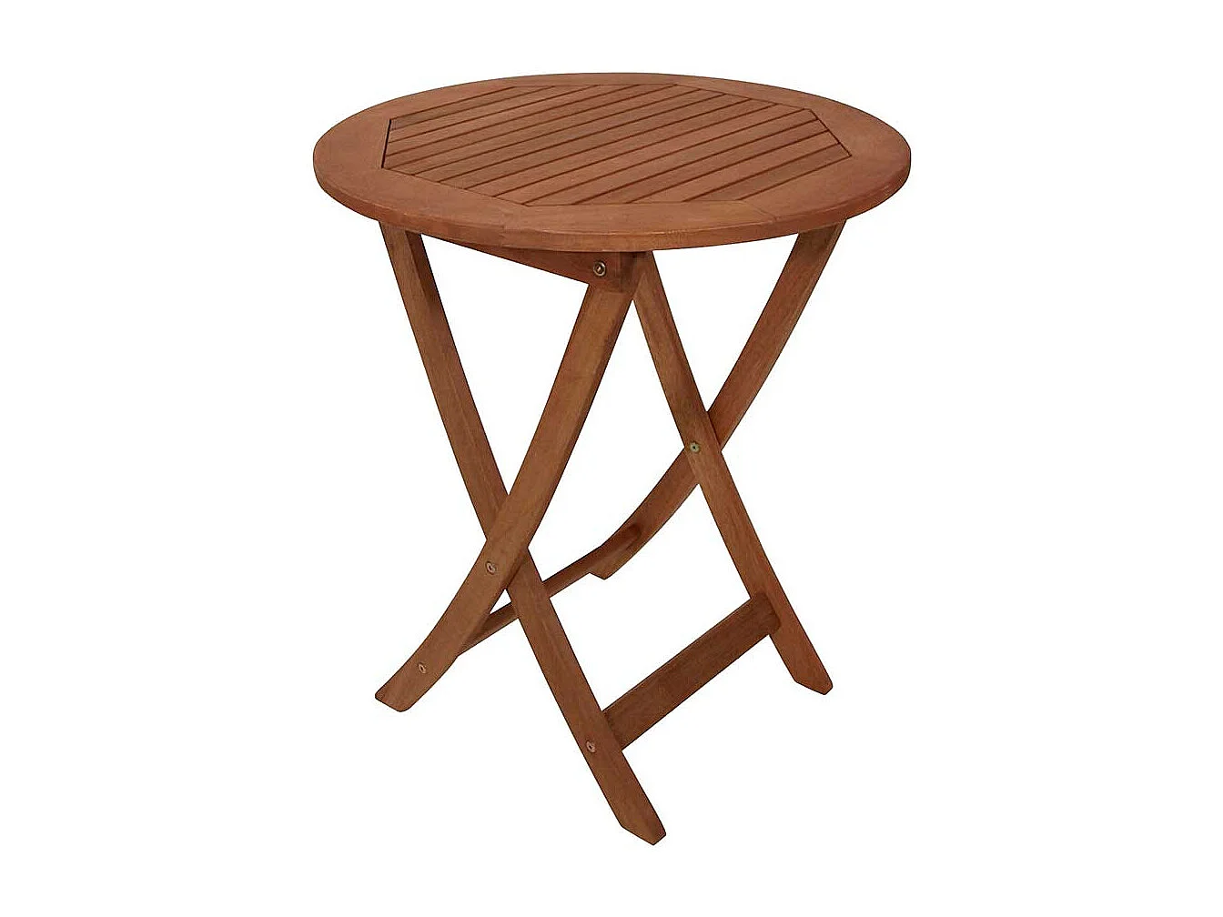 Runder Balkontisch aus Eukalyptusholz klappbar