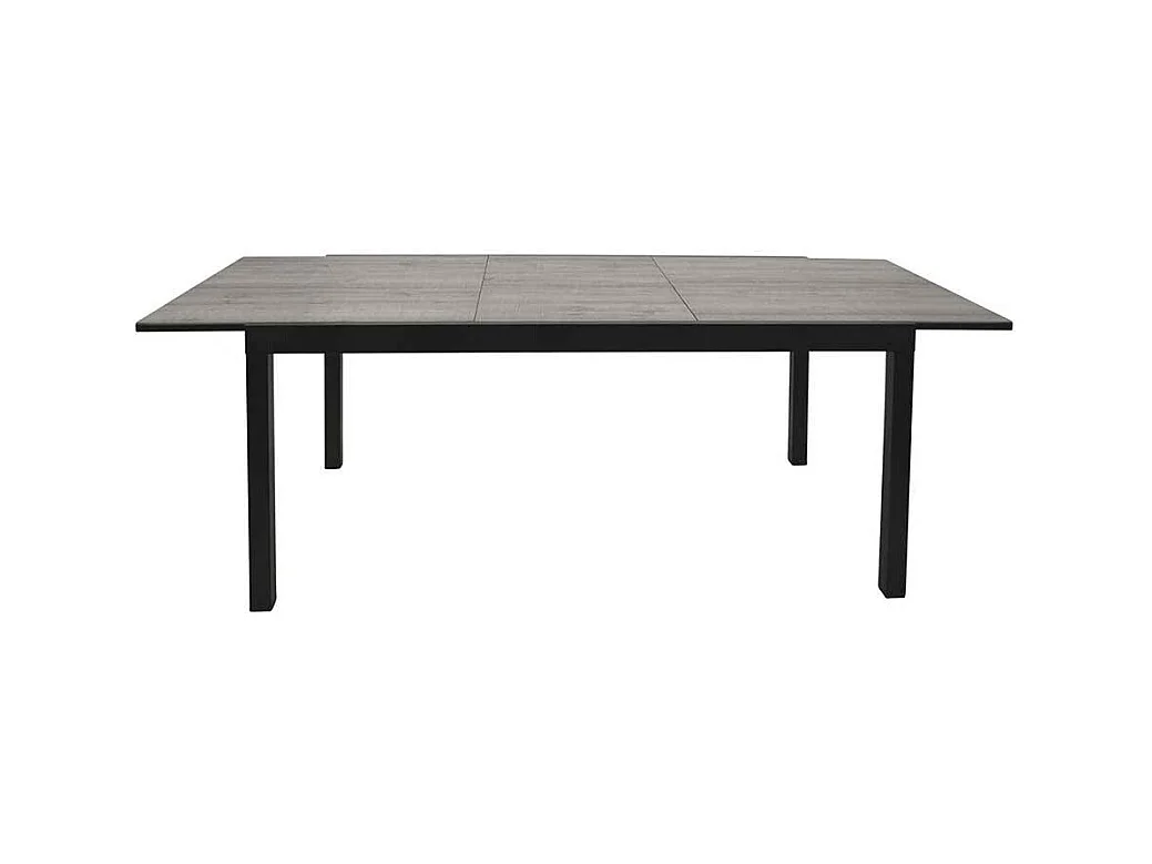 Ausziehtisch für den Garten aus Aluminium Sicherheitsglas