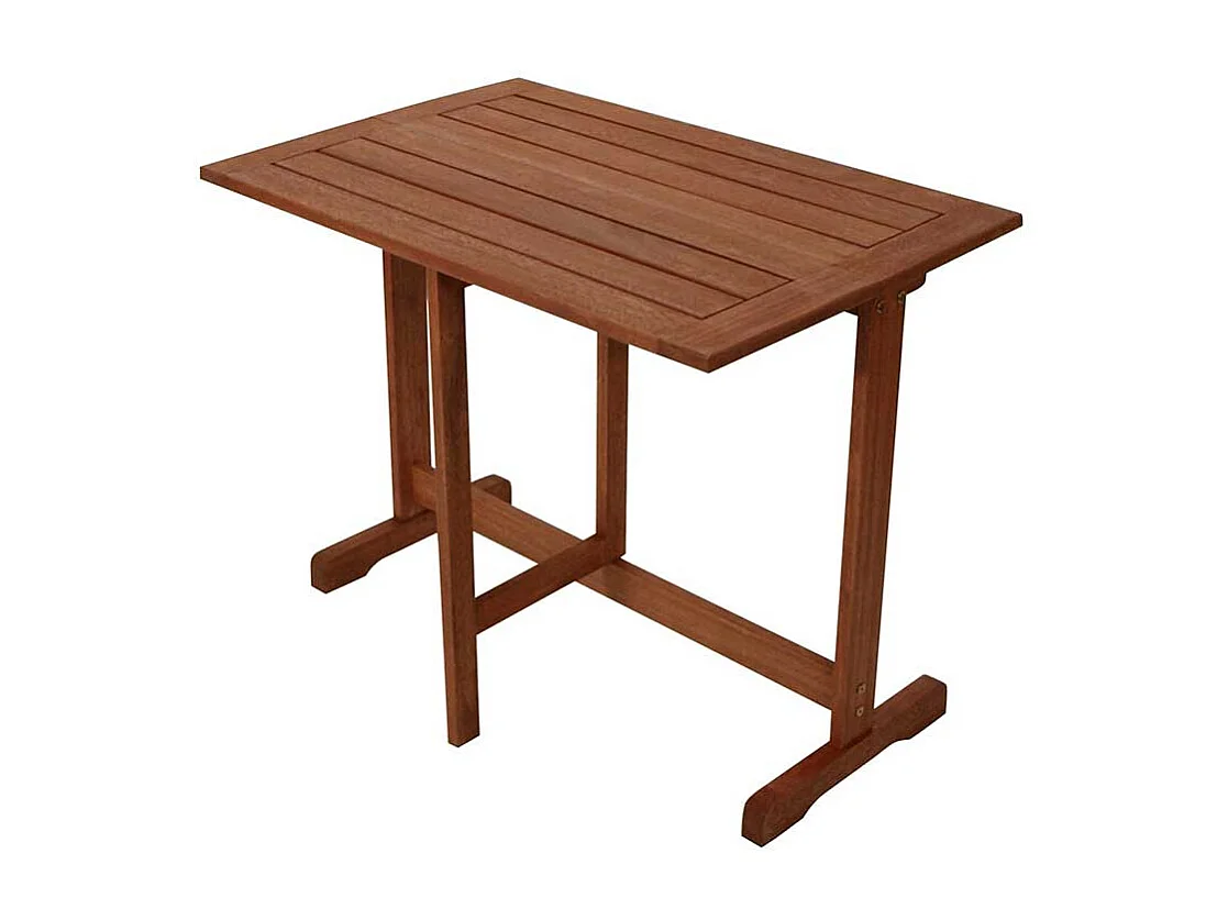 Klapptisch aus Eukalyptusholz 90 cm breit