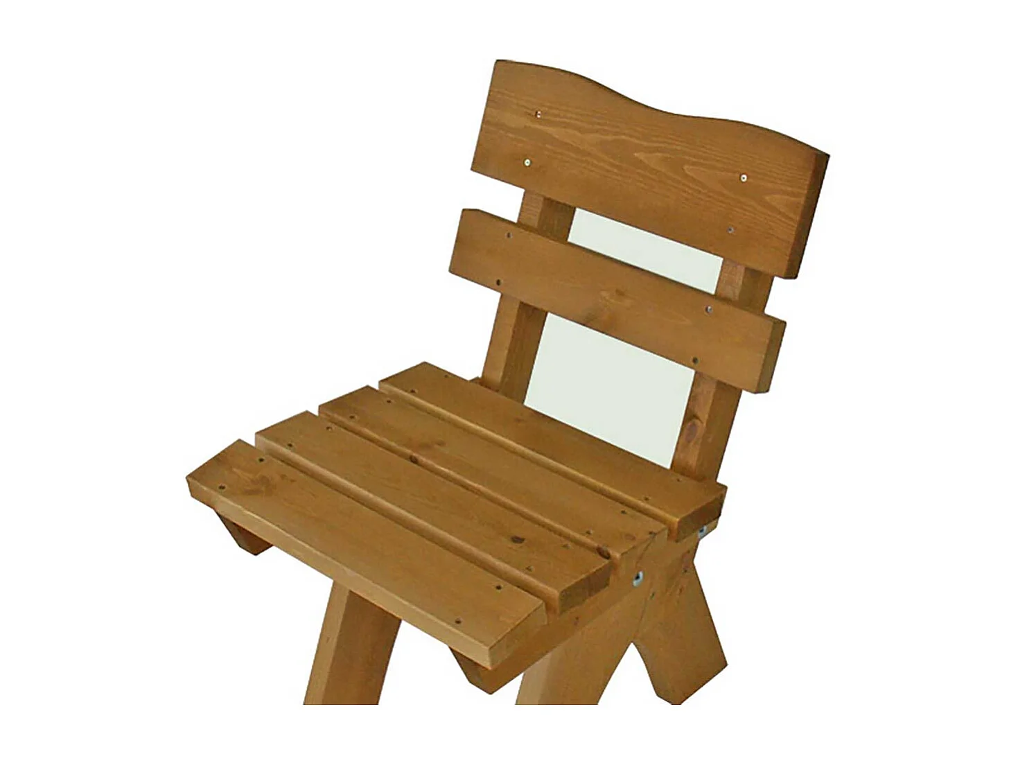 Gartenstuhl aus Kiefer Massivholz Landhaus