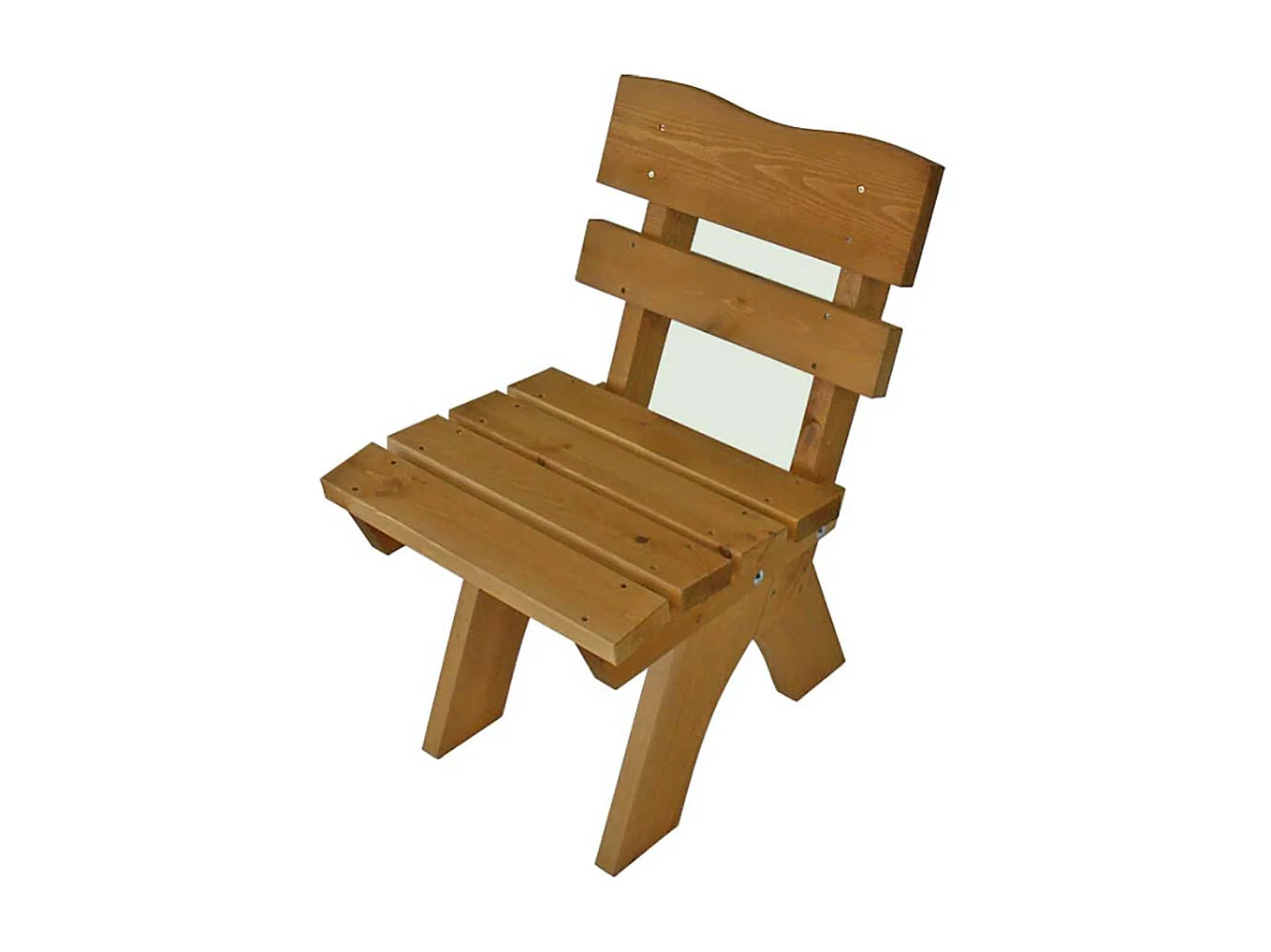 Gartenstuhl aus Kiefer Massivholz Landhaus