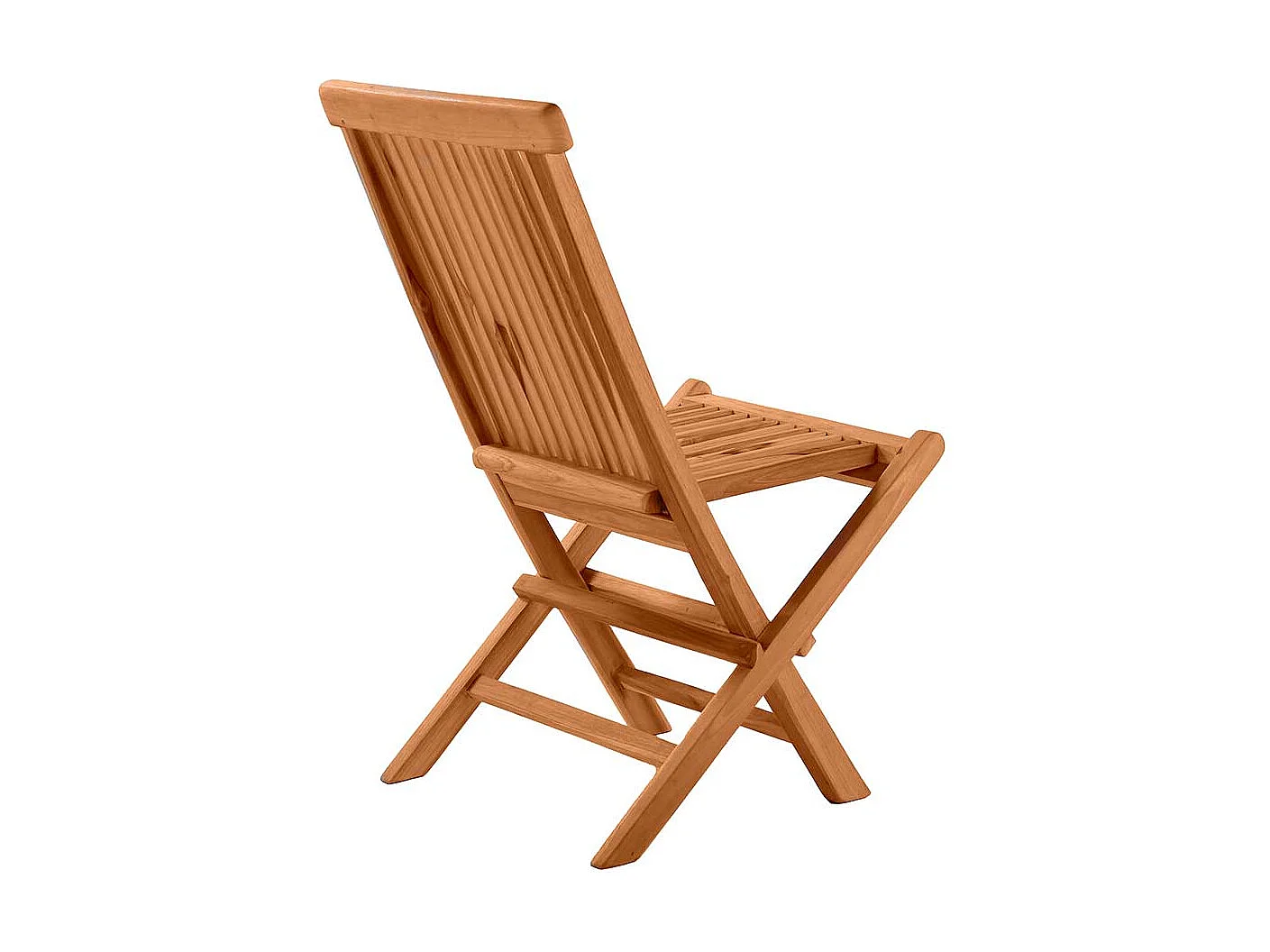 Balkonstühle aus Teak Massivholz klappbar (2er Set)