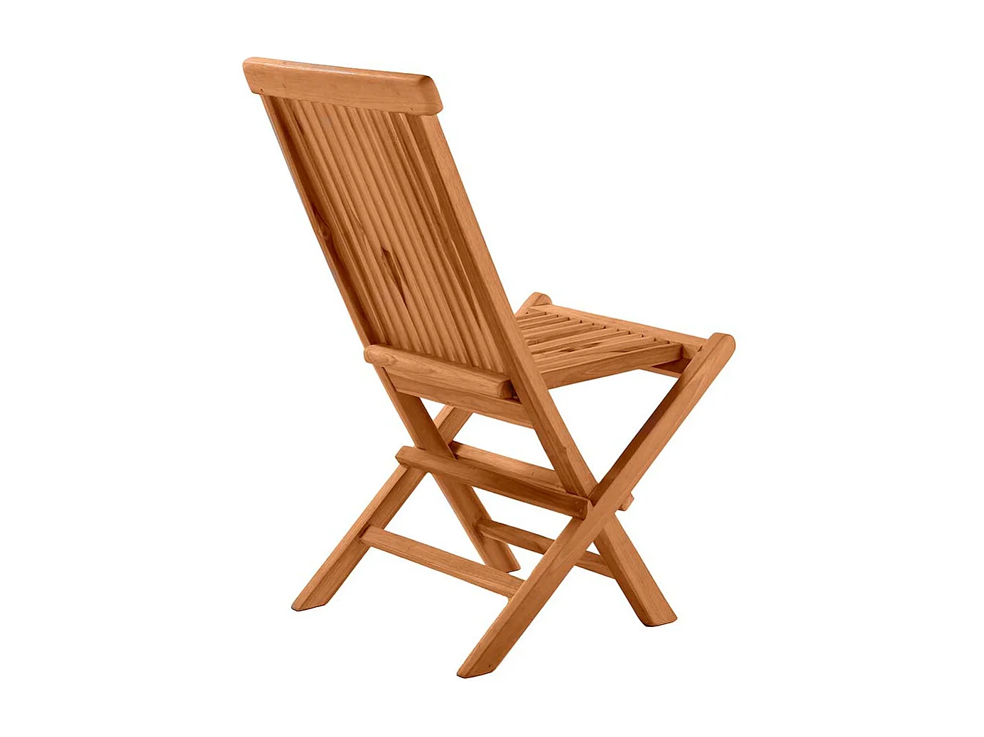 Balkonstühle aus Teak Massivholz klappbar (2er Set)