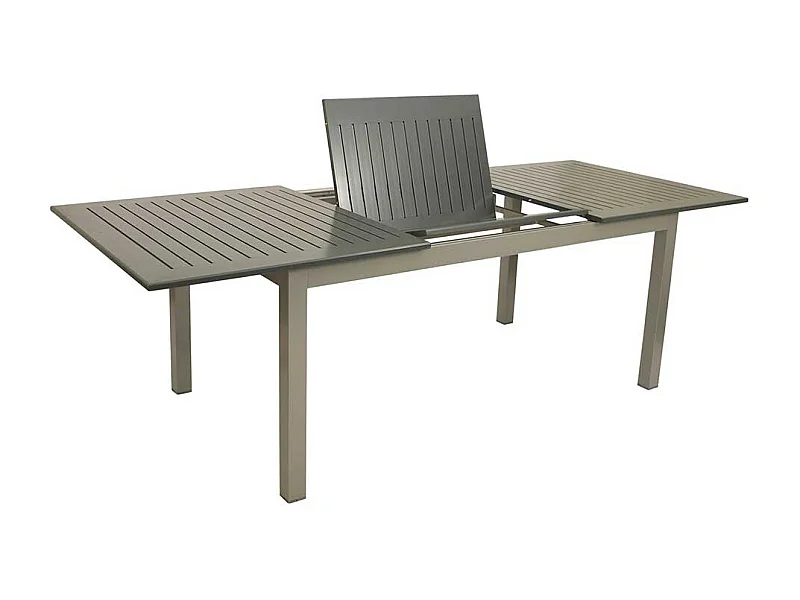 Garten Esstisch in dunkel Grau Butterflyauszug