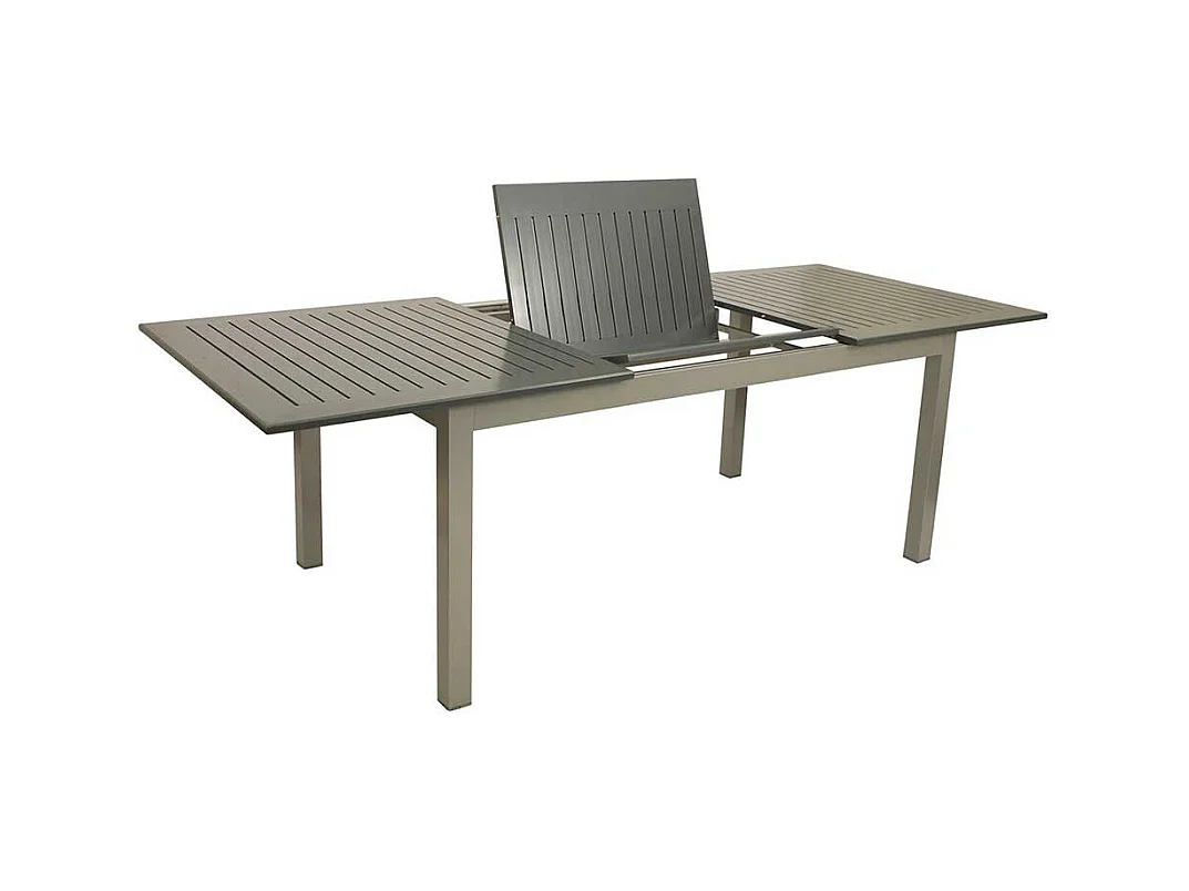 Garten Esstisch in dunkel Grau Butterflyauszug