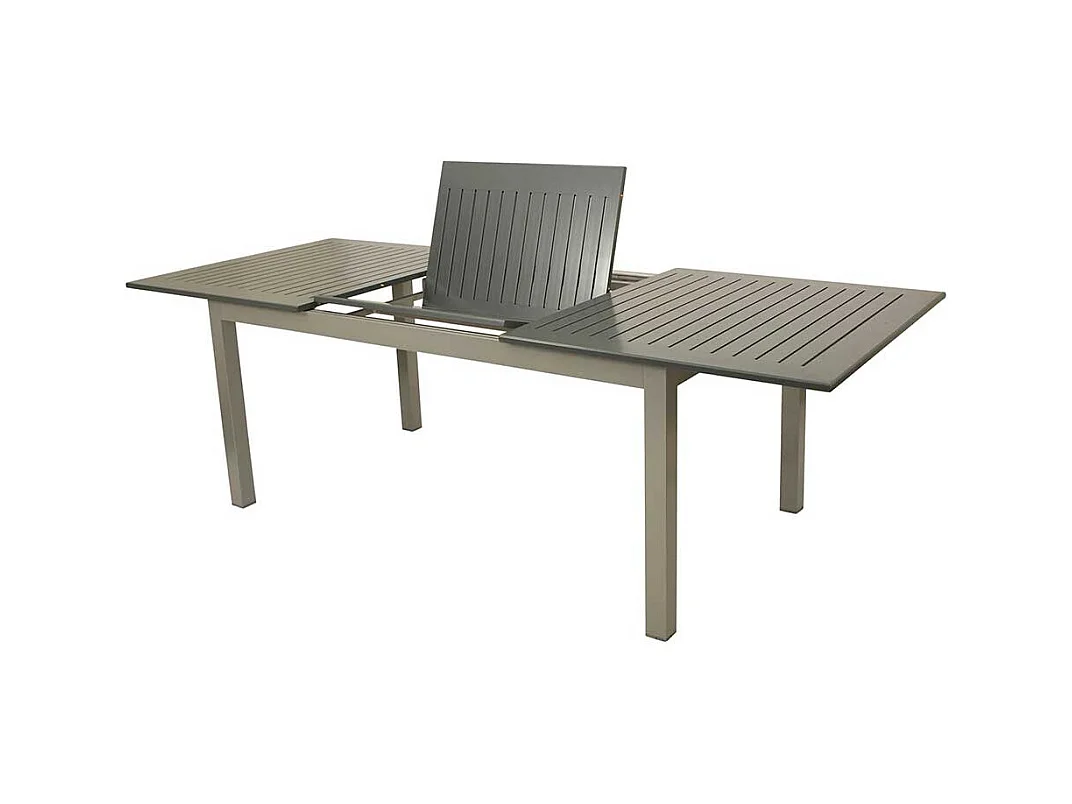 Garten Esstisch in dunkel Grau Butterflyauszug