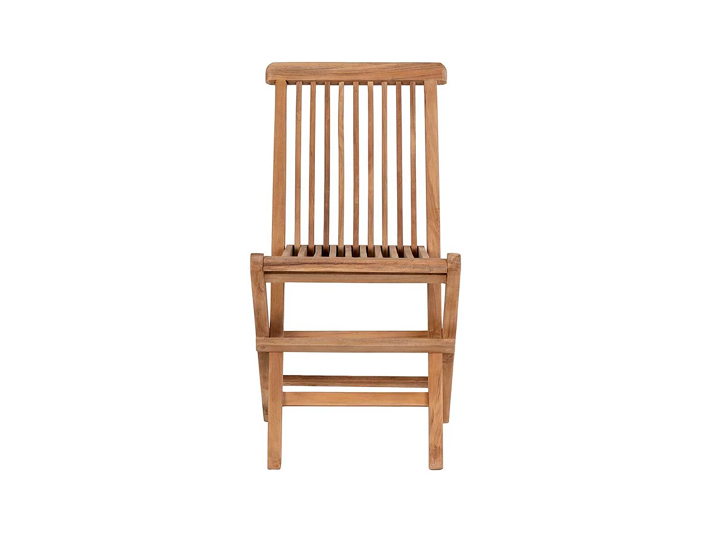 Outdoor Stühle für Kinder aus Teak Massivholz 33 cm Sitzhöhe (2er Set)