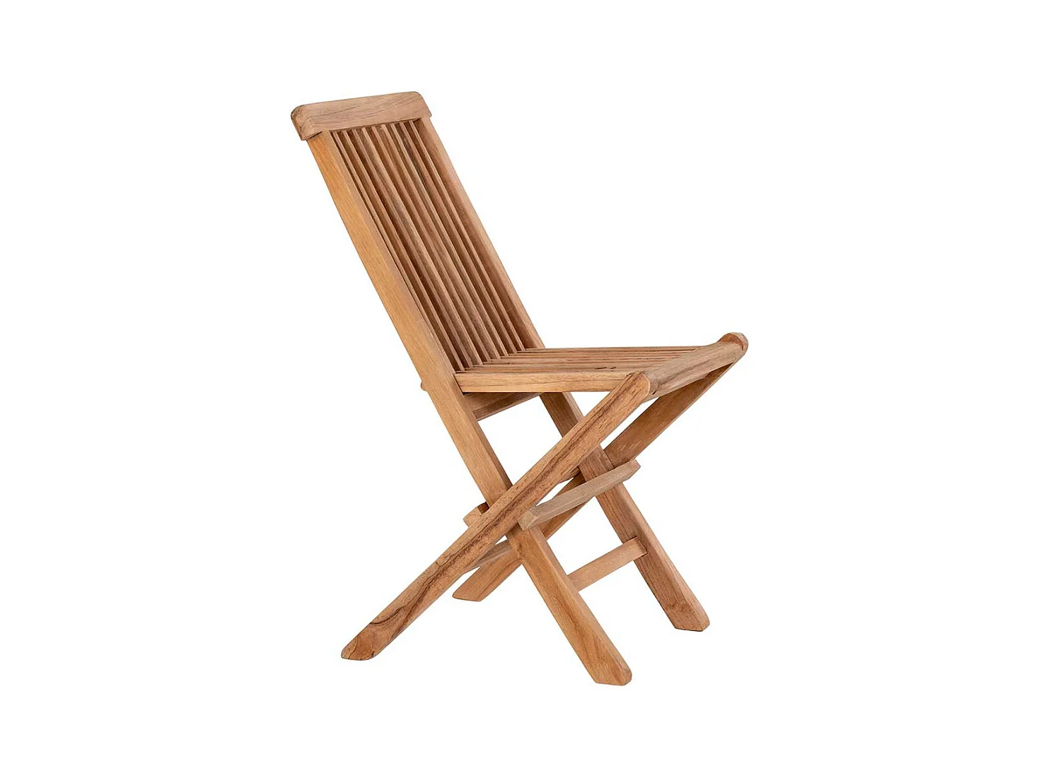 Outdoor Stühle für Kinder aus Teak Massivholz 33 cm Sitzhöhe (2er Set)