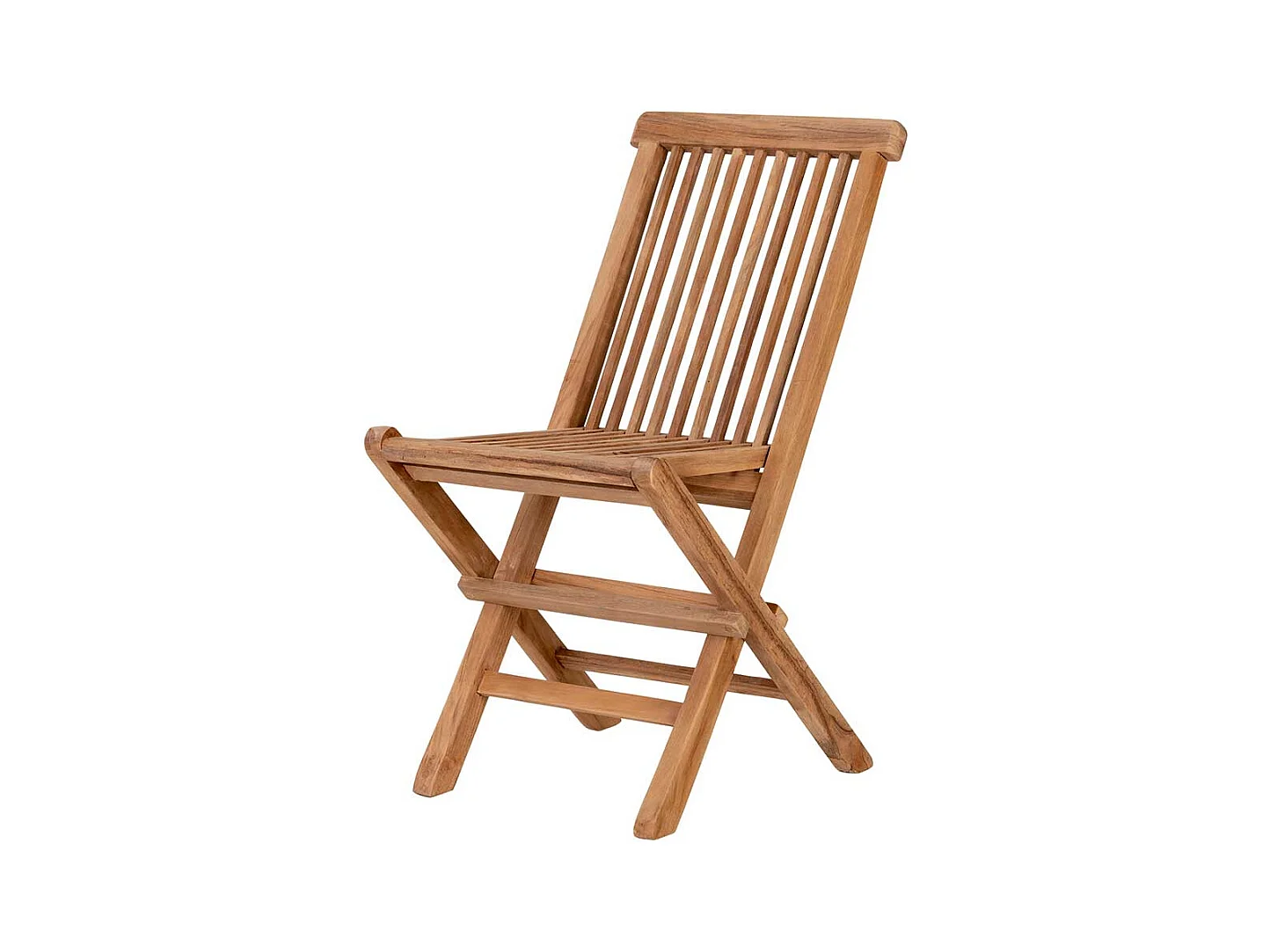 Outdoor Stühle für Kinder aus Teak Massivholz 33 cm Sitzhöhe (2er Set)