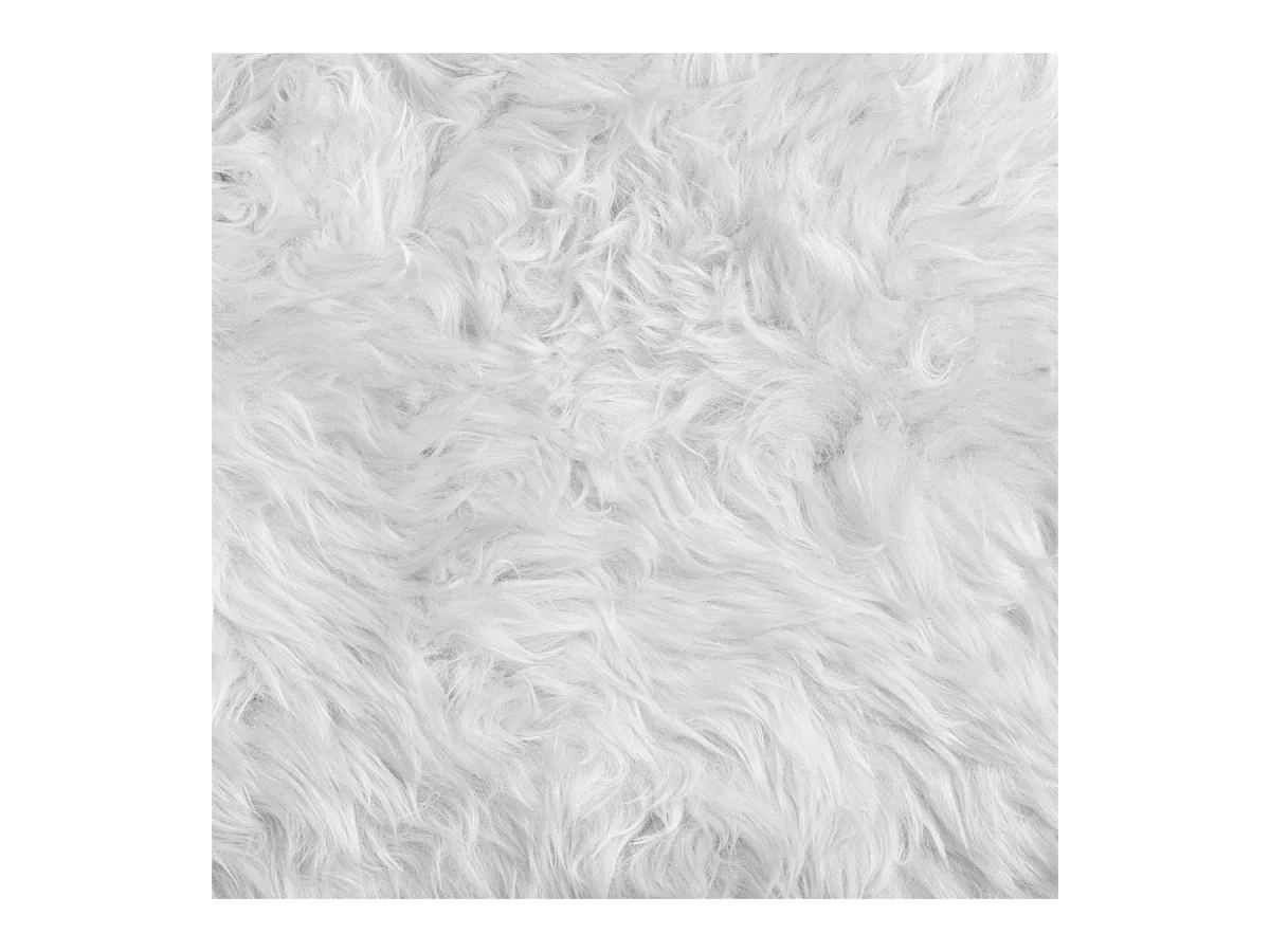 Couverture Pondérée 7kg Anti-Stress Sommeil Optimal Imitation Fourrure Blanche - SILVES