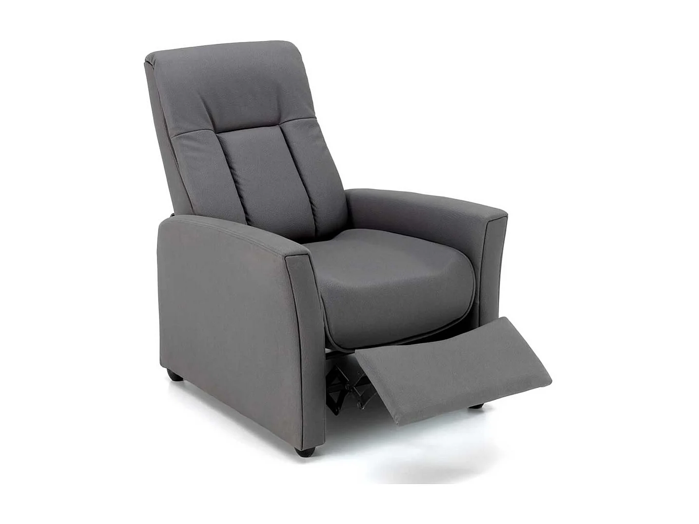 Relaxsessel aus Kunstleder Anthrazit