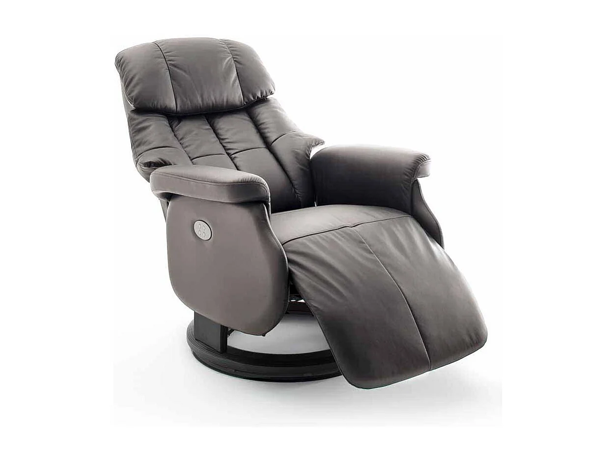 Leder Fernsehsessel in Schlamm elektrisch verstellbar
