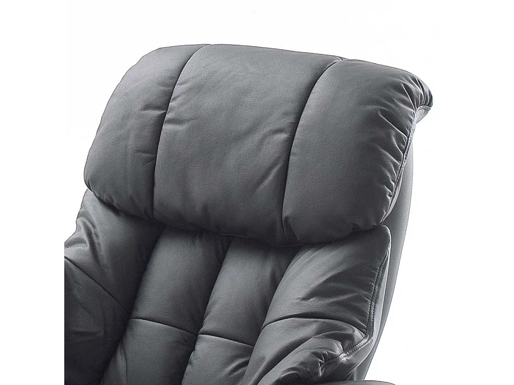 Fernsehsessel in Schwarz-Nussbaumfarben Schwarz (zweiteilig)