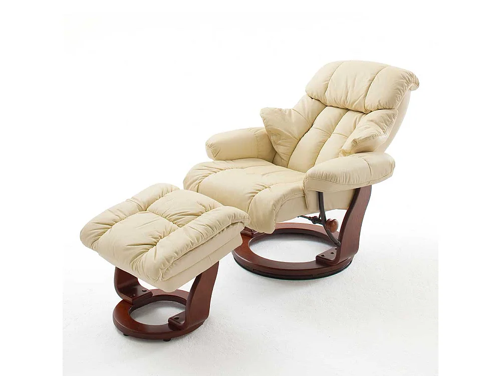 Fernsehsessel in Schwarz-Nussbaumfarben Schwarz (zweiteilig)