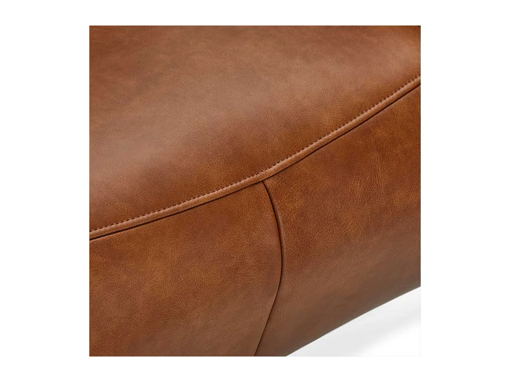 Relaxsessel Ledersessel mit hoher Rückenlehne und Sterngestell