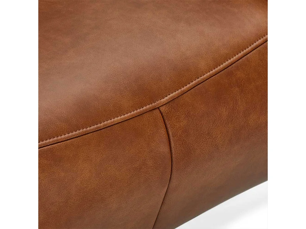 Relaxsessel Ledersessel mit hoher Rückenlehne und Sterngestell