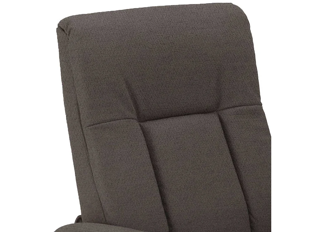 Dunkelgrauer TV Sessel mit Armlehnen Rücken verstellbar