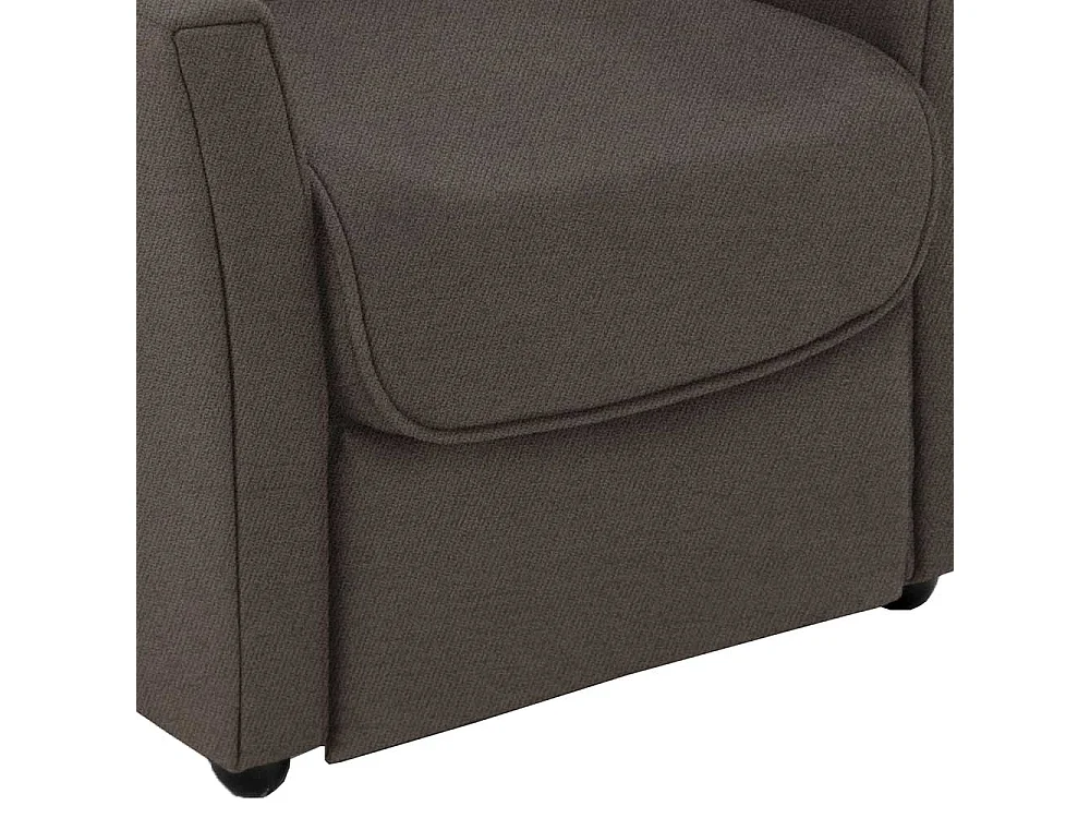 Dunkelgrauer TV Sessel mit Armlehnen Rücken verstellbar