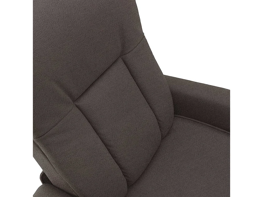 Dunkelgrauer TV Sessel mit Armlehnen Rücken verstellbar