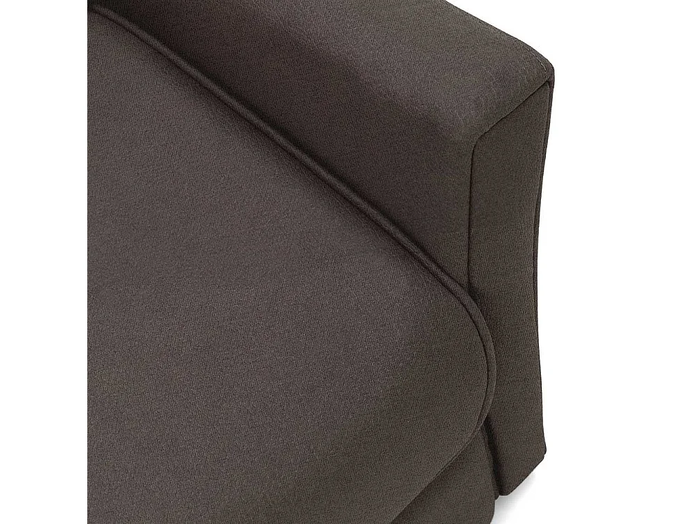 Dunkelgrauer TV Sessel mit Armlehnen Rücken verstellbar