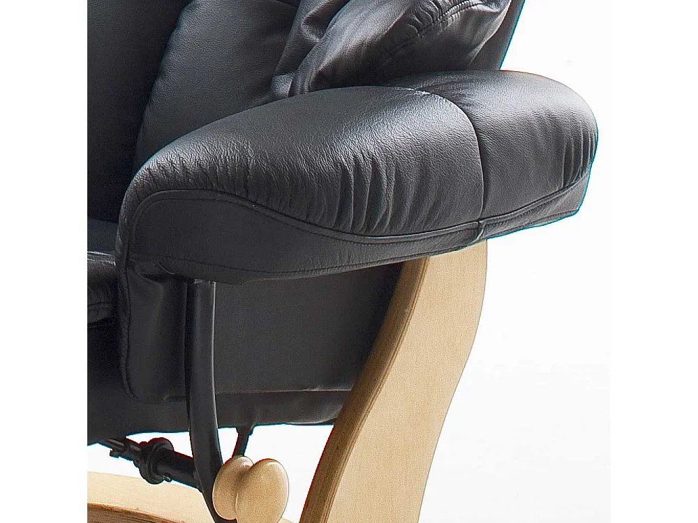 Fernsehsessel mit Fußhocker Wohnzimmer (zweiteilig)