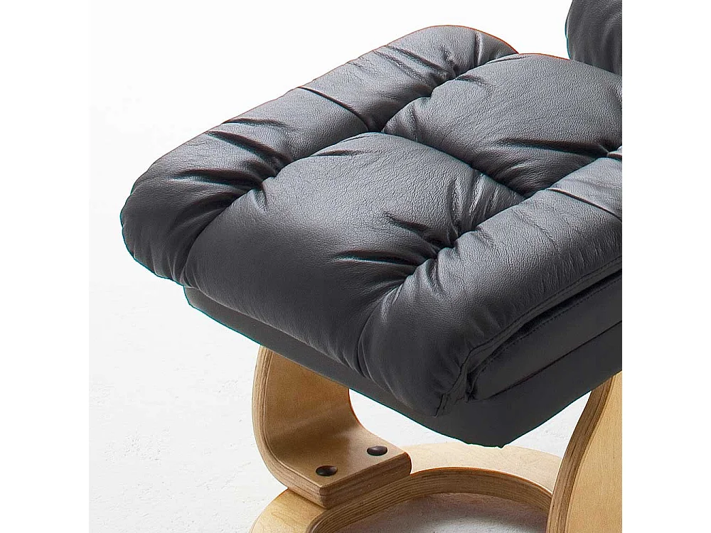 Fernsehsessel mit Fußhocker Wohnzimmer (zweiteilig)