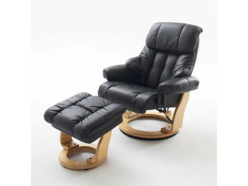 Fernsehsessel mit Fußhocker Wohnzimmer (zweiteilig)