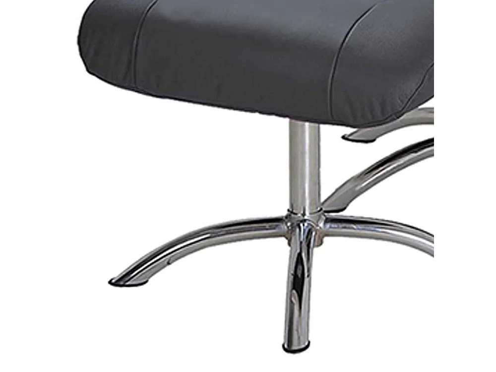 Relaxfernsehsessel in Schwarz Fu�hocker (zweiteilig)