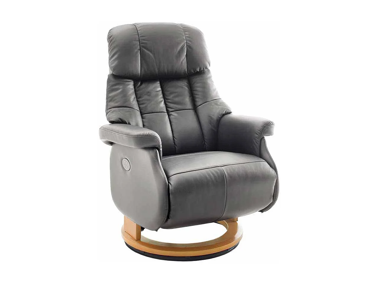 Ledersessel in Schlamm elektrisch verstellbar