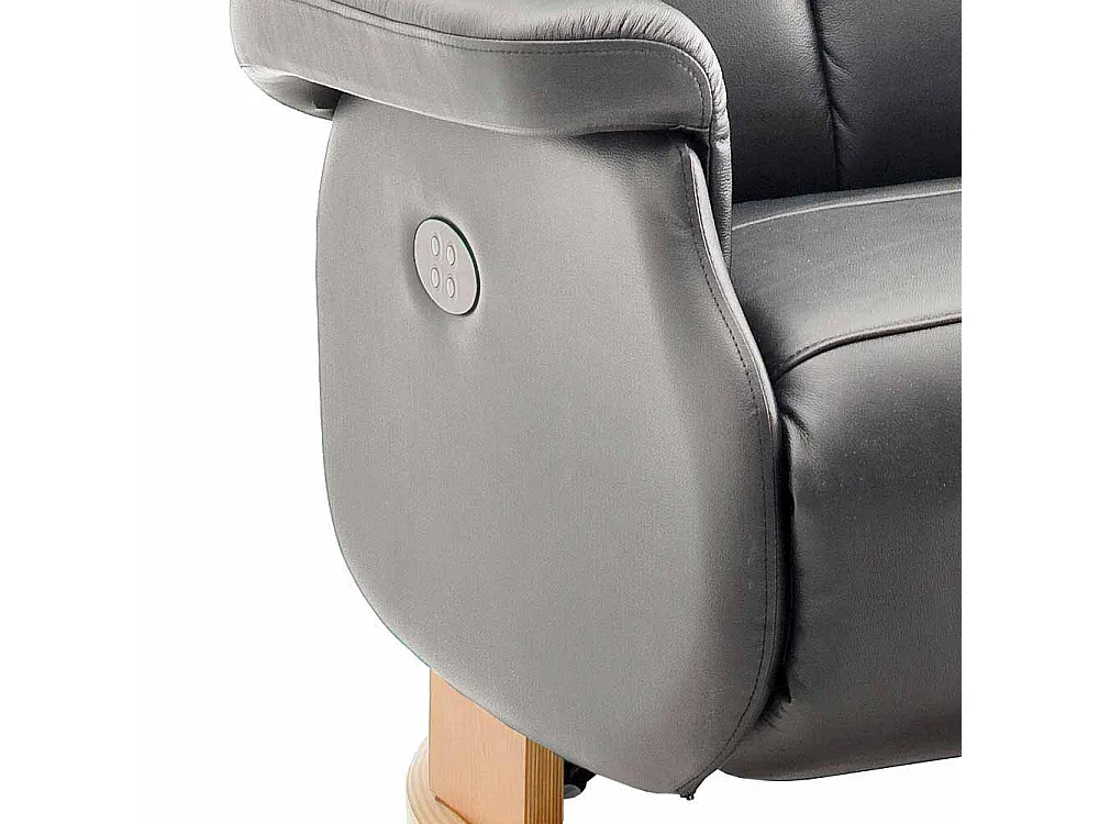 Ledersessel in Schlamm elektrisch verstellbar