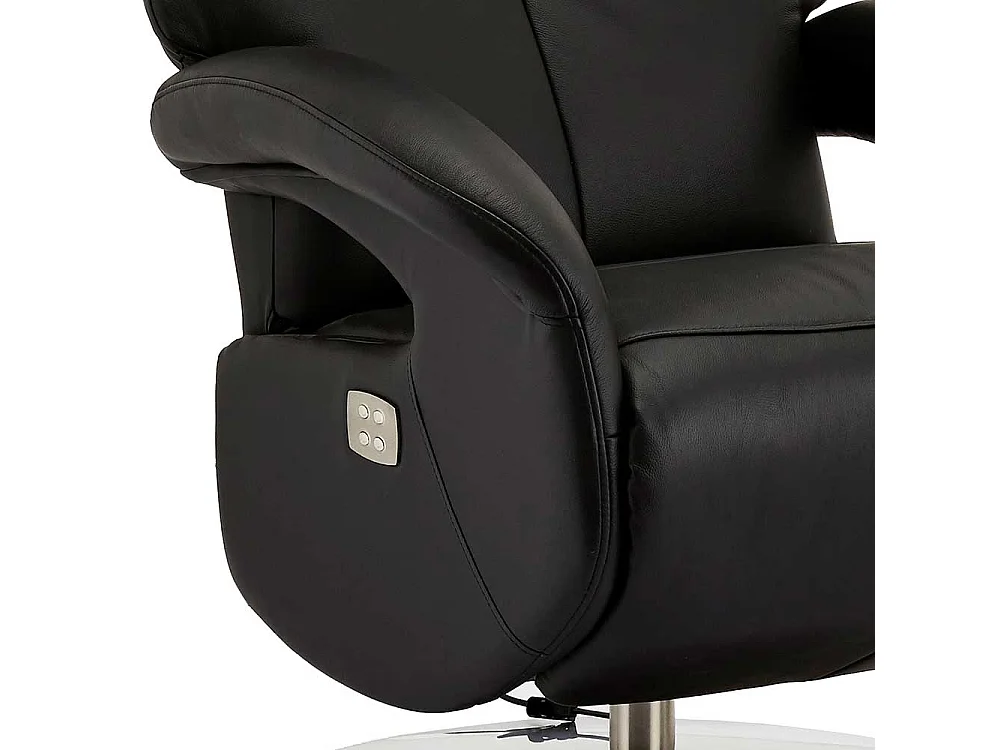 Fernsehsessel in Schwarz elektrisch verstellbar