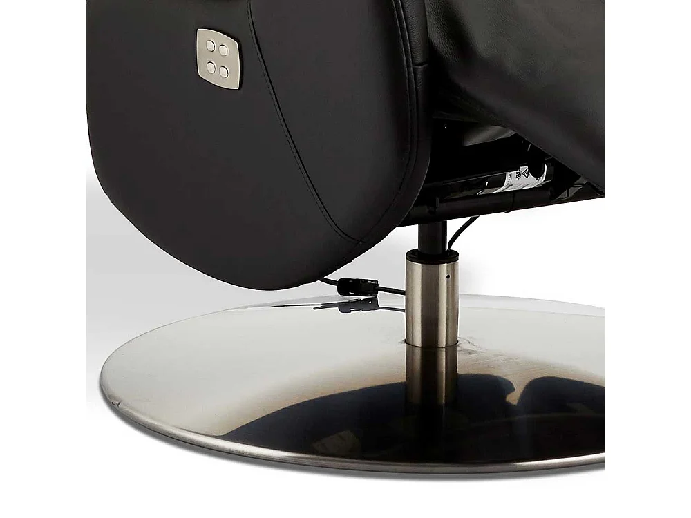 Fernsehsessel in Schwarz elektrisch verstellbar