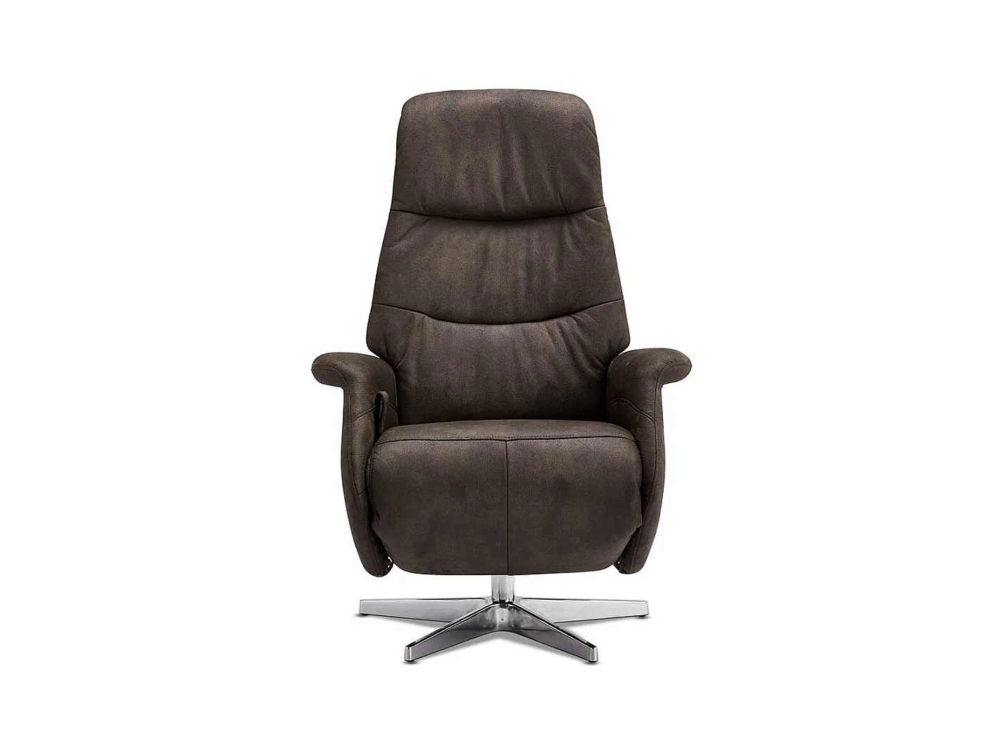 Komfortsessel in Braun Microfaser Relaxfunktion