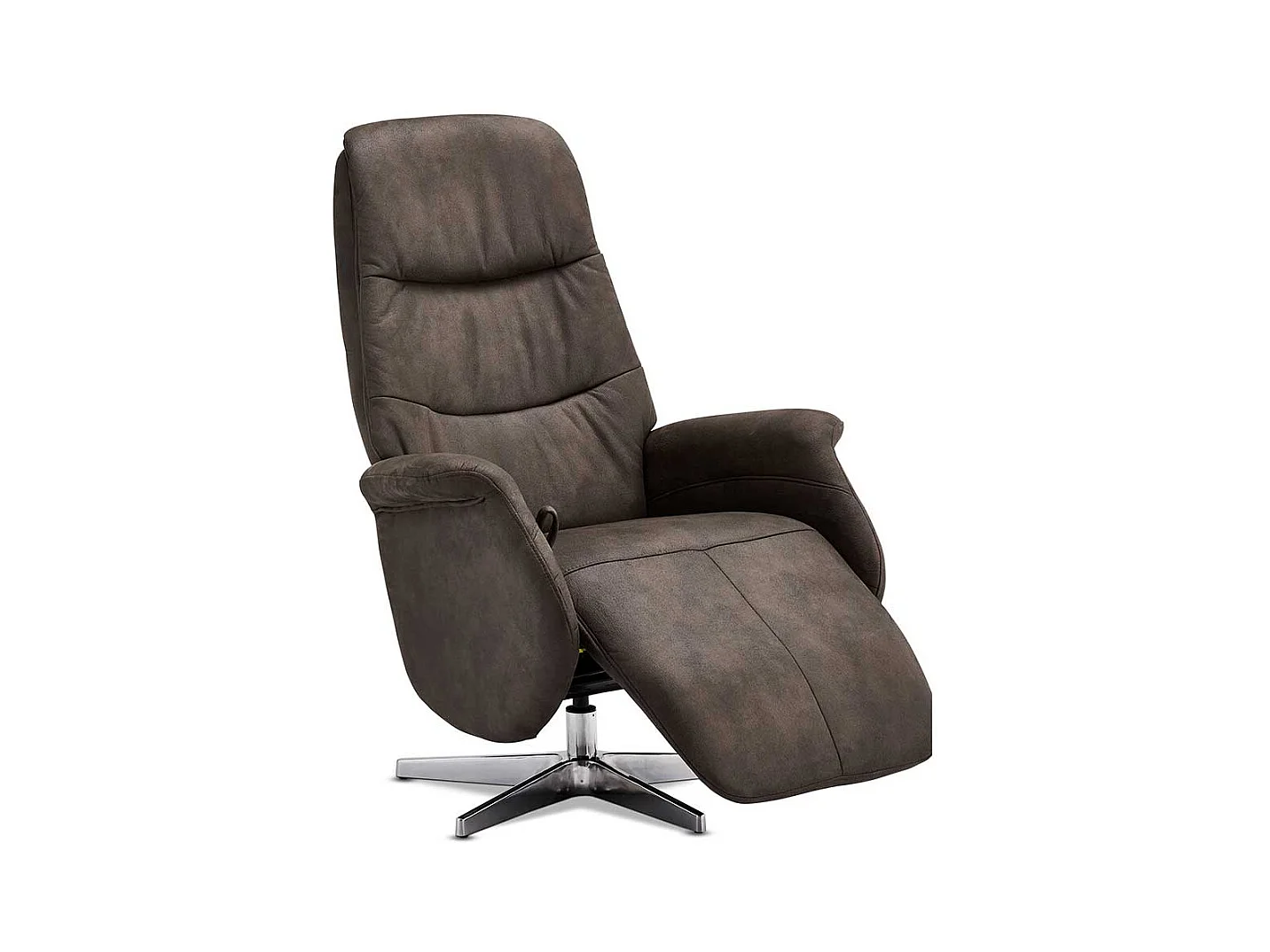 Komfortsessel in Braun Microfaser Relaxfunktion